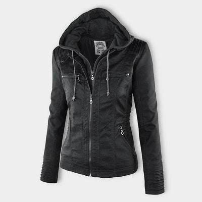 Euna | Robust and Elegant Leather Jacket