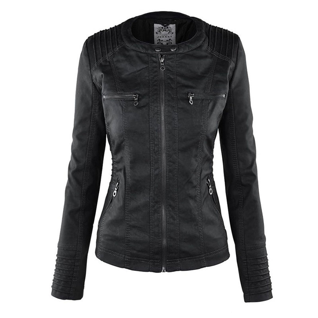 Euna | Robust and Elegant Leather Jacket