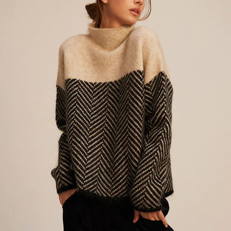 Mira - Elegant Twisted Knit Sweater