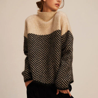 Mira - Elegant Twisted Knit Sweater