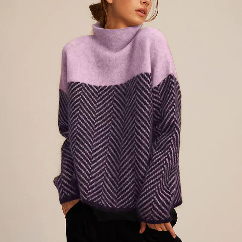 Mira - Elegant Twisted Knit Sweater