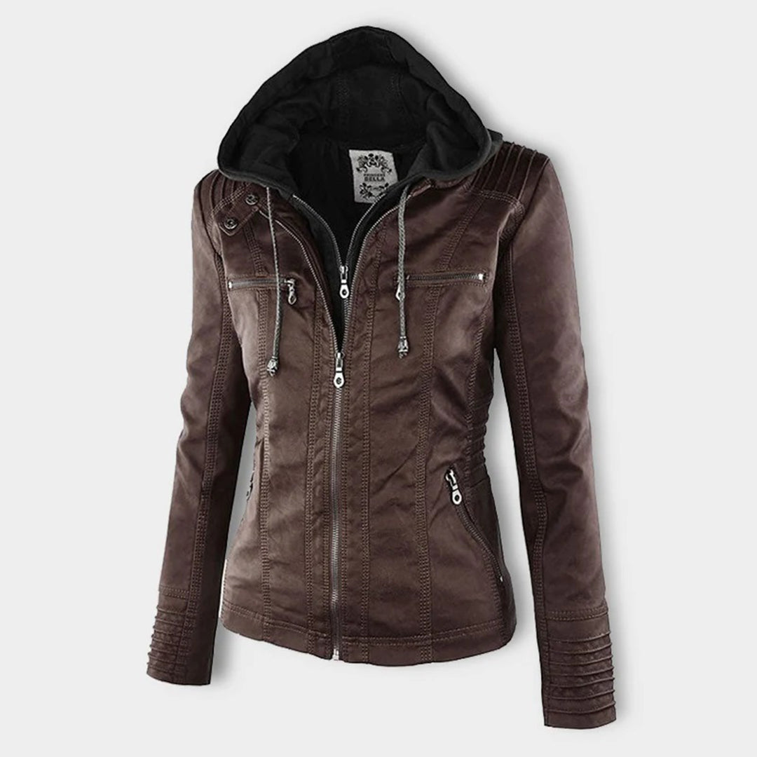 Euna | Robust and Elegant Leather Jacket