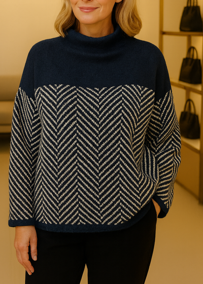 Mailene | Cotton Turtleneck Sweater