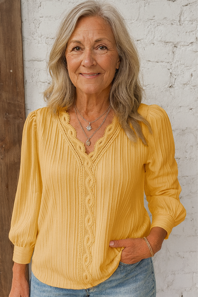 Lilly - Elegant Pleated Blouse