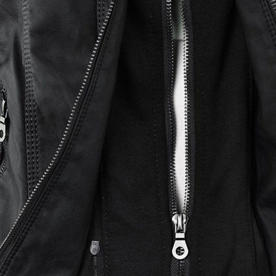Euna | Robust and Elegant Leather Jacket