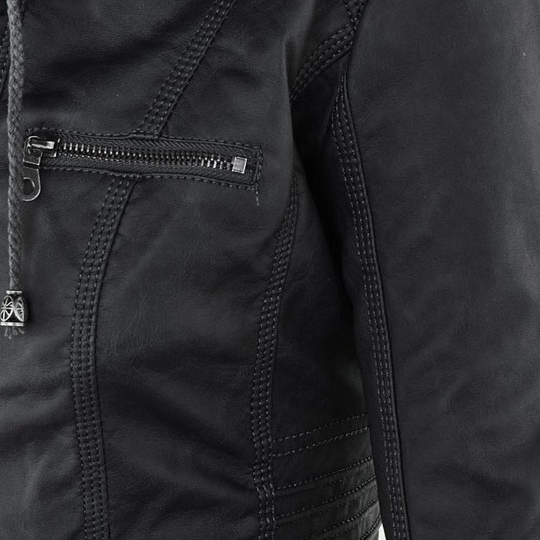 Euna | Robust and Elegant Leather Jacket
