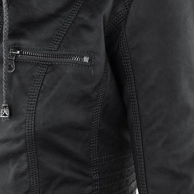 Euna | Robust and Elegant Leather Jacket