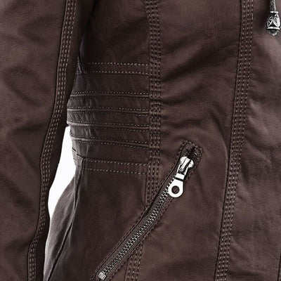 Euna | Robust and Elegant Leather Jacket