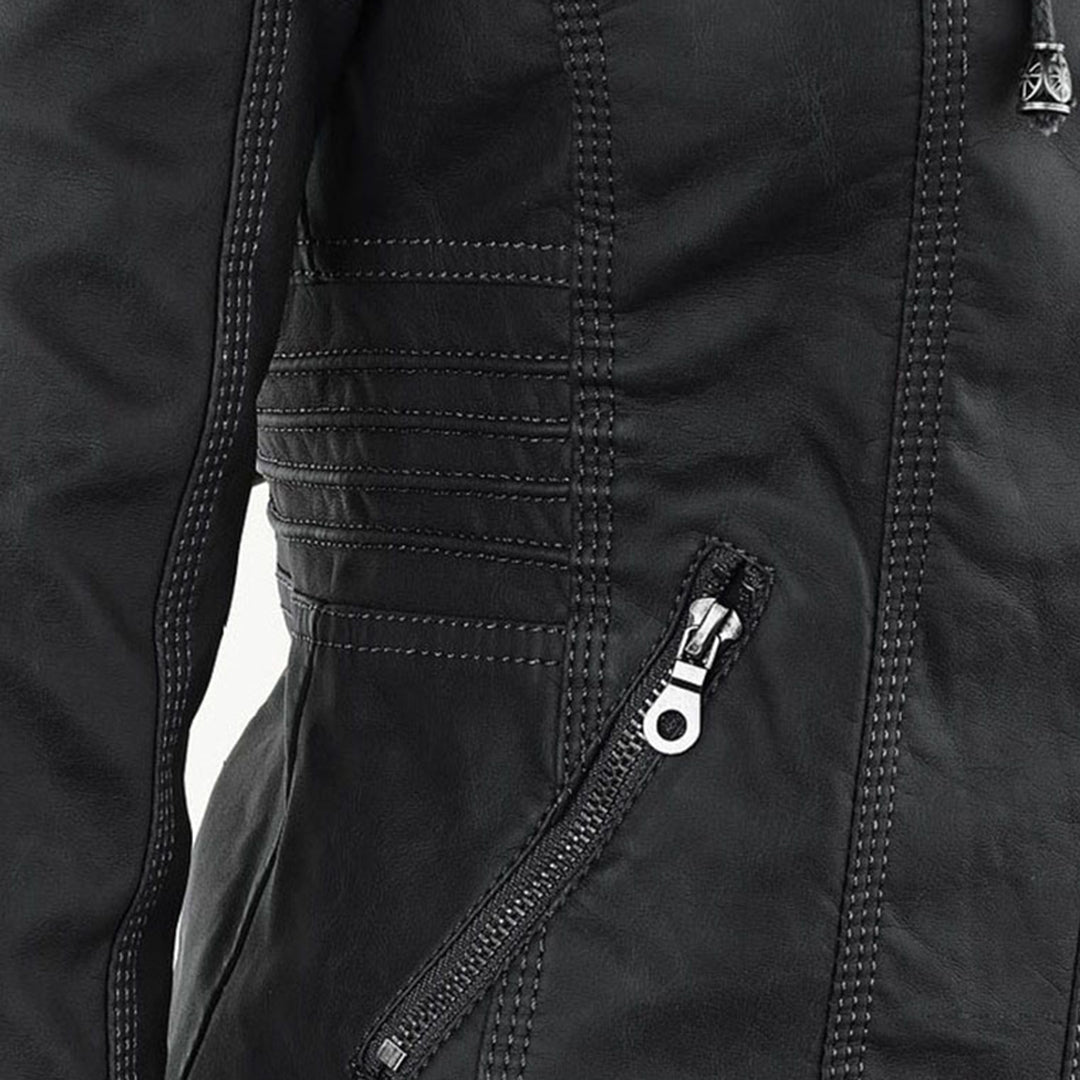 Euna | Robust and Elegant Leather Jacket