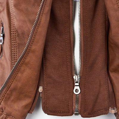 Euna | Robust and Elegant Leather Jacket