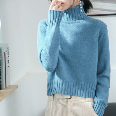 Renée | Timeless Cashmere Blend Turtleneck Sweater