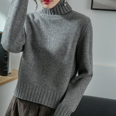 Renée | Timeless Cashmere Blend Turtleneck Sweater