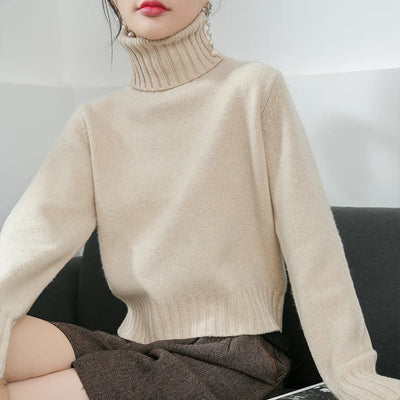 Renée | Timeless Cashmere Blend Turtleneck Sweater