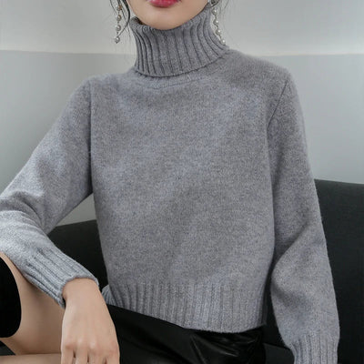 Renée | Timeless Cashmere Blend Turtleneck Sweater