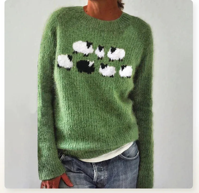 Oliviane - Vintage Charm Sweater