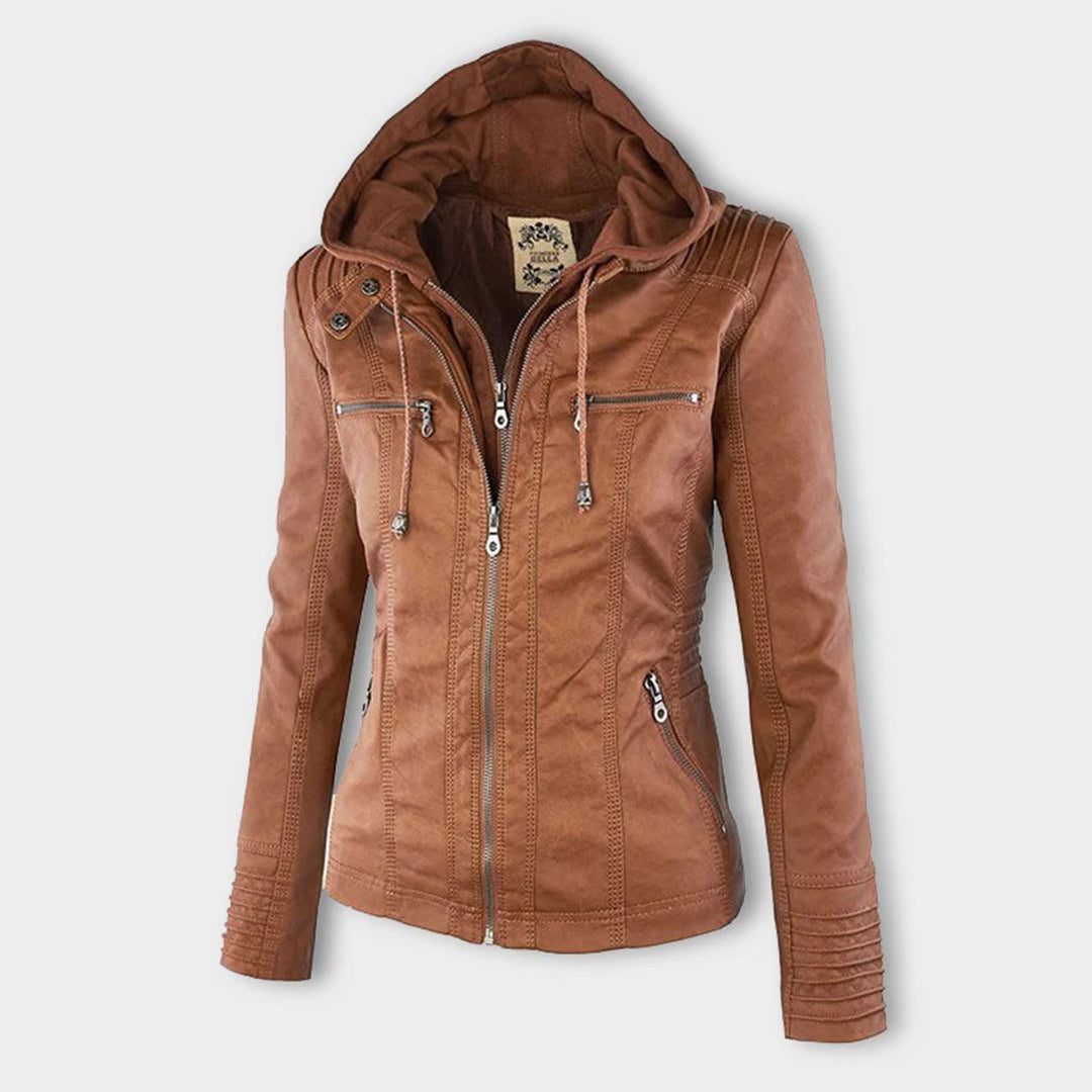 Euna | Robust and Elegant Leather Jacket