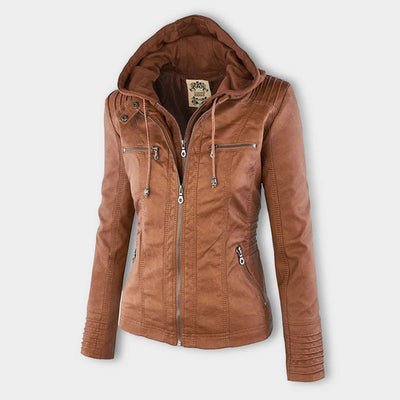 Euna | Robust and Elegant Leather Jacket