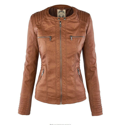 Euna | Robust and Elegant Leather Jacket