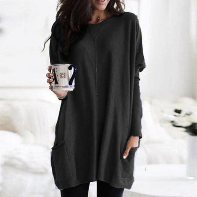 Loraine | Soft Tunic Sweater with Practical Pockets