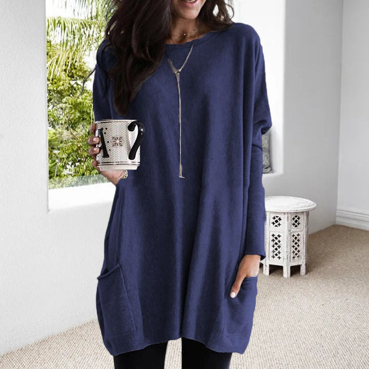 Loraine | Soft Tunic Sweater with Practical Pockets