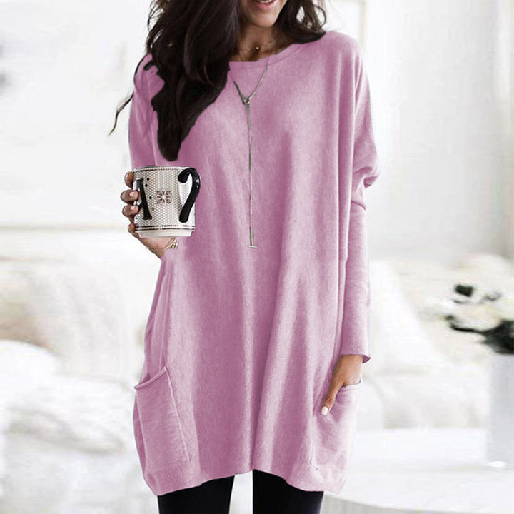 Loraine | Soft Tunic Sweater with Practical Pockets