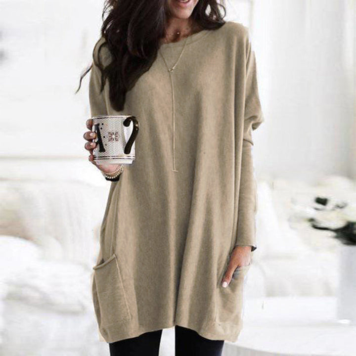 Loraine | Soft Tunic Sweater with Practical Pockets