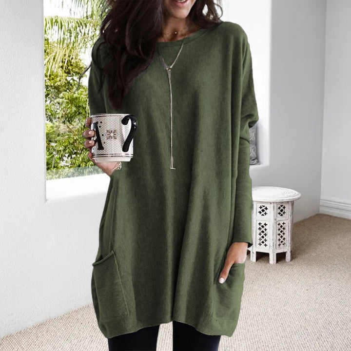 Loraine | Soft Tunic Sweater with Practical Pockets