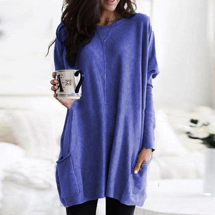 Loraine | Soft Tunic Sweater with Practical Pockets