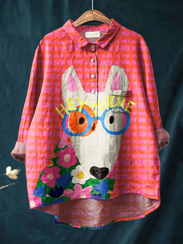 Chloe | T-shirt with Artistic Dog Design