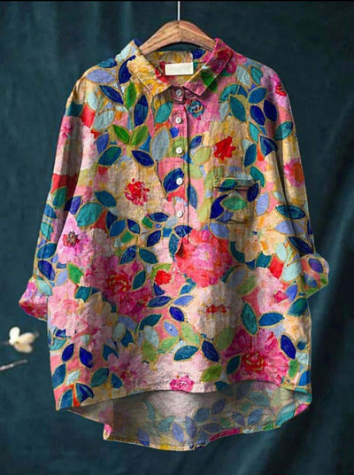 Kate™ | Vintage Floral Blouse