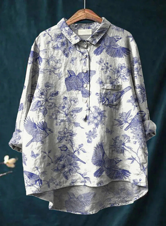 Kate™ | Vintage Floral Blouse