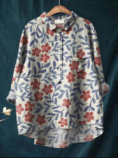 Kate™ | Vintage Floral Blouse