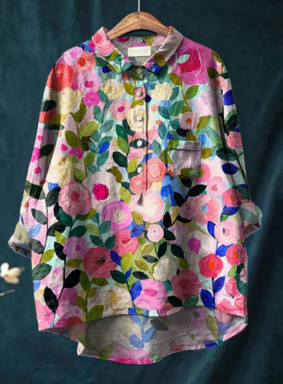 Kate™ | Vintage Floral Blouse