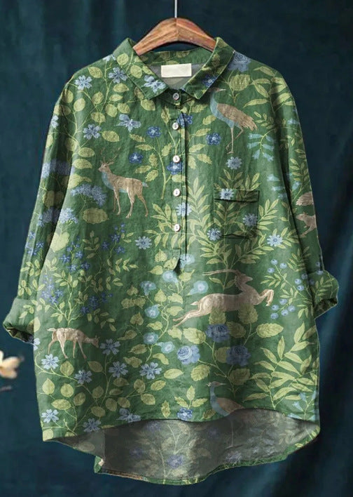 Kate™ | Vintage Floral Blouse