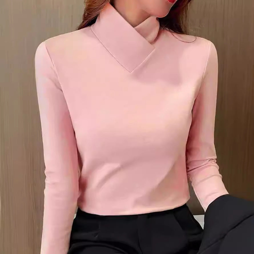 Liora - Chic Turtleneck T-Shirt