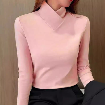 Liora - Chic Turtleneck T-Shirt