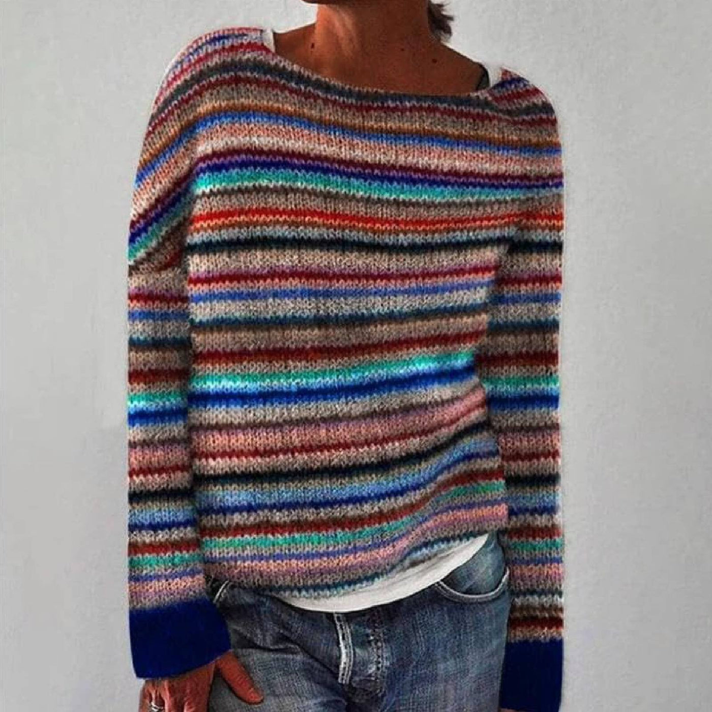 Eralia - Vibrant Retro Sweater