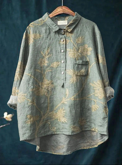 Kate™ | Vintage Floral Blouse