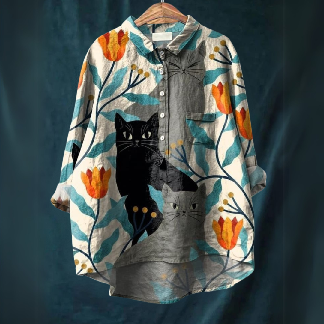 Lucy™ – Artistic Cat Shirt