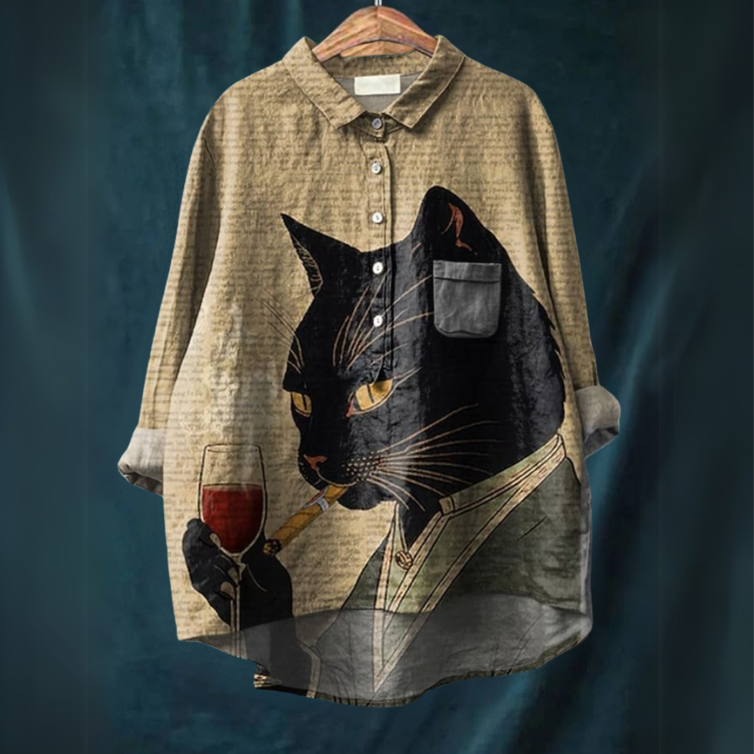 Lucy™ – Artistic Cat Shirt