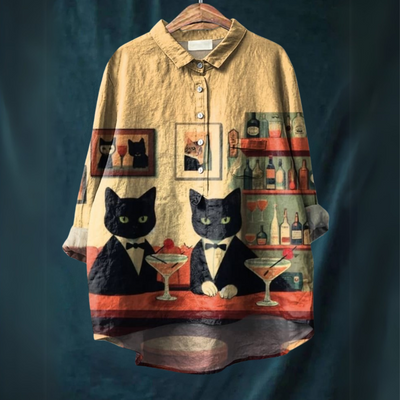 Lucy™ – Artistic Cat Shirt