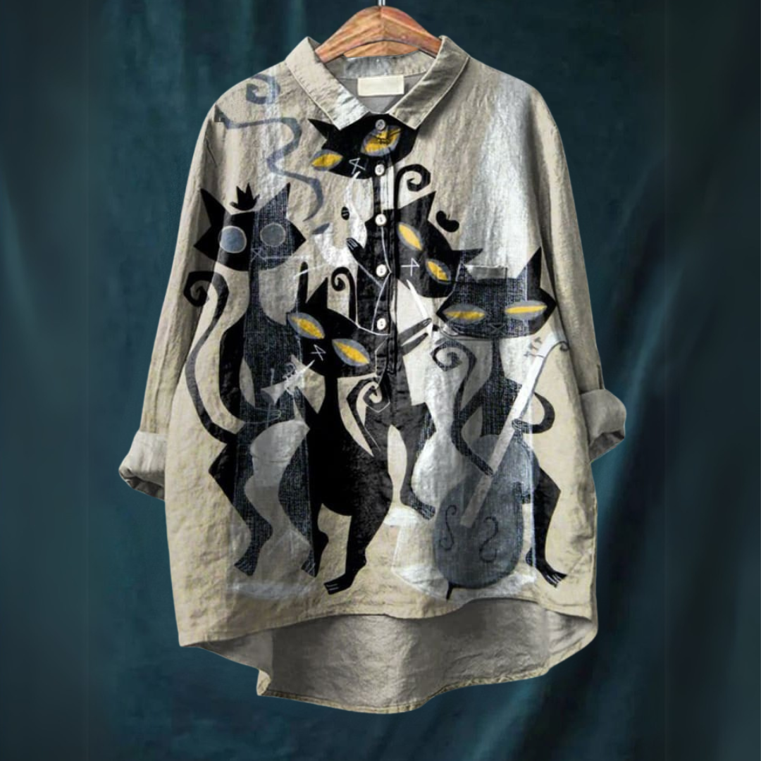 Lucy™ – Artistic Cat Shirt
