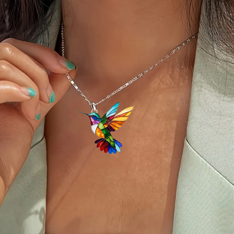Ashley | Elegant Hummingbird Necklace