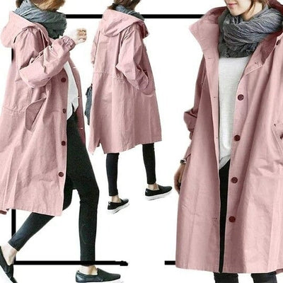 Mandy - Elegant Waterproof Trench Coat