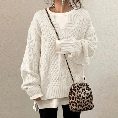 Sofia - Cozy Winter Twist Knit Sweater
