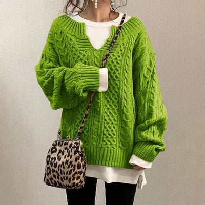 Sofia - Cozy Winter Twist Knit Sweater