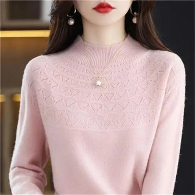 Isaline | Elegant Fine Knit Sweater with Subtle Design