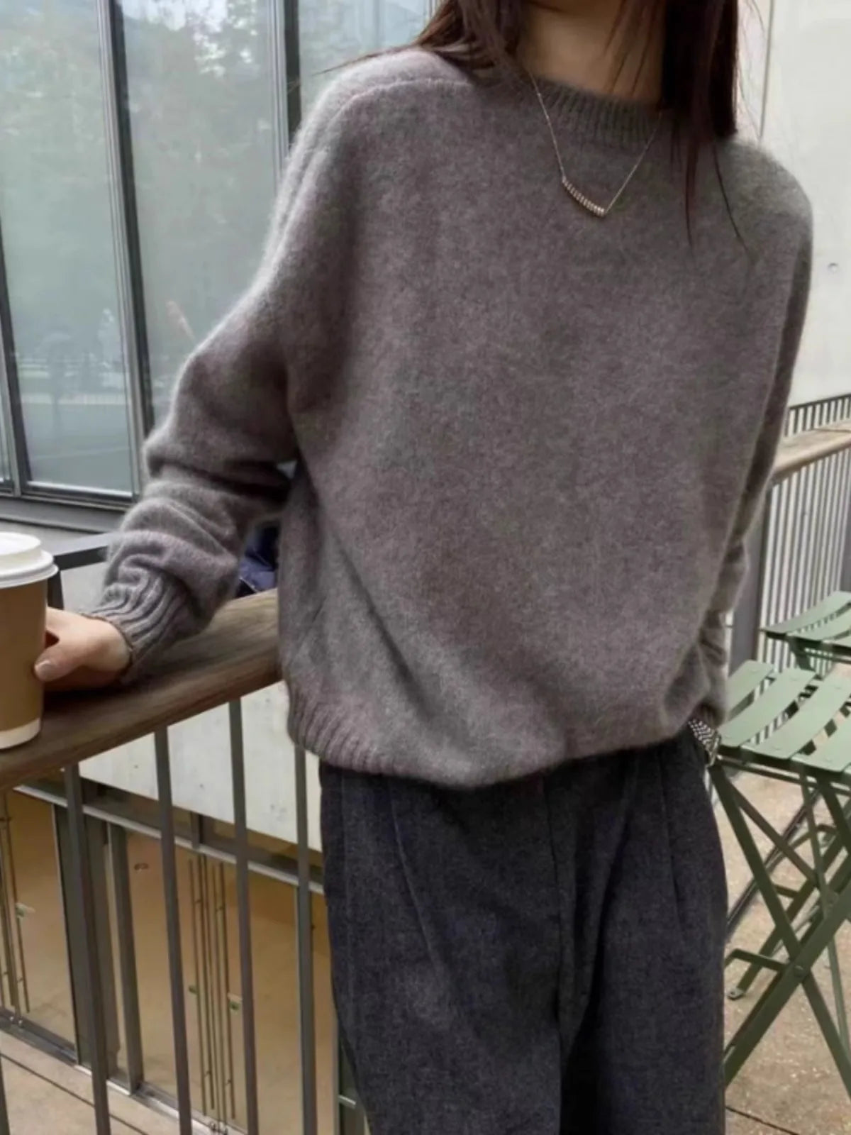 Camille | Relaxed Fit Soft Cashmere Blend Sweater