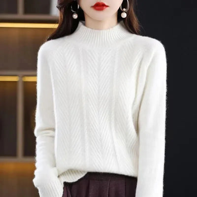 Suzanne | Tailored Cashmere Blend Sweater
