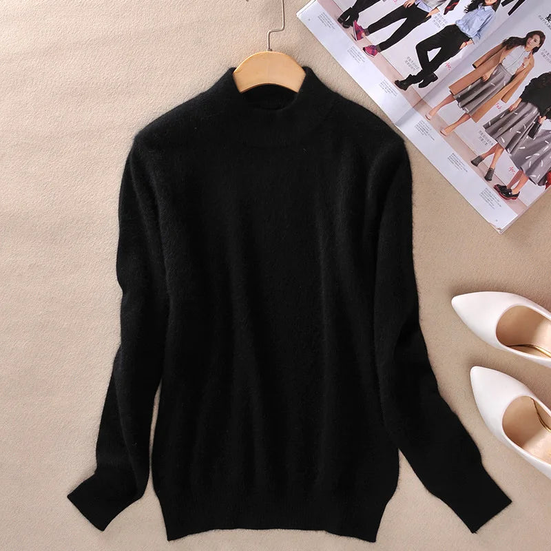 Claire | Timeless Fine Knit Turtleneck Pullover